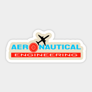 aeronautical engineering aerospace engineer Sticker